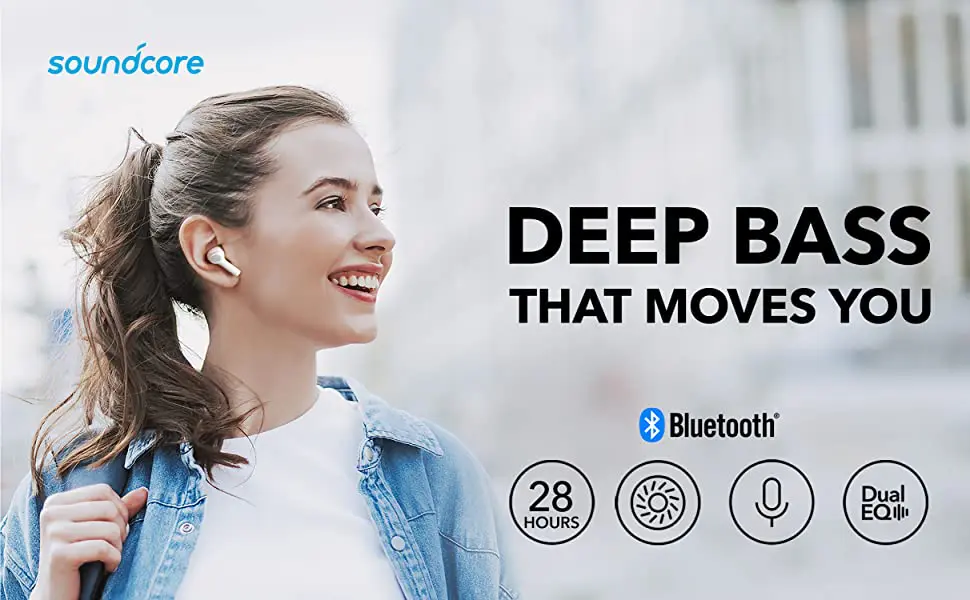 Soundcore by Anker Life P2i True Wireless Earbuds, AI-Enhanced Calls, 10mm Drivers, 2 EQ Modes, 28H Playtime with Fast Charging, Bluetooth 5.2, Easy-Pairing, Lightweight and Secure Fit, Button Control