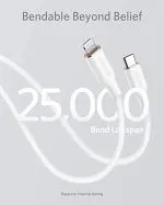 Deximpo-ANker-Bangladesh-Anker-PowerLine-Soft-USB-C-to-Lightning-Cable-3ft---White