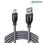 Deximpo-Anker-Bangladesh--Anker-Powerline+-USB-C-to-USB-A-3.0-6ft--Gray