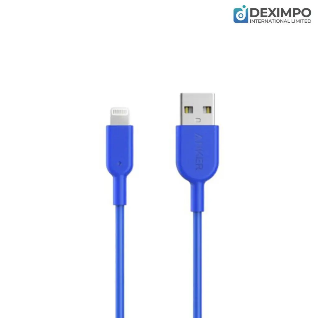 Deximpo-Anker Powerline II with lightning connector 3ft C89 - Blue