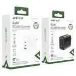 Acefast A43 PD65W GaN (2xUSB-C + USB-A) US Black